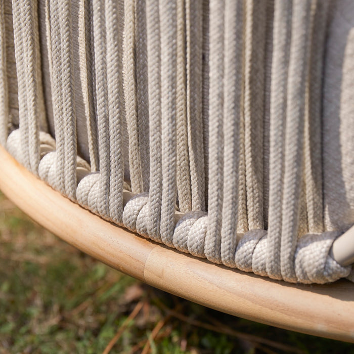 Tikamoon - Tuinfauteuil in massief teakhout Ezra, 1-zit