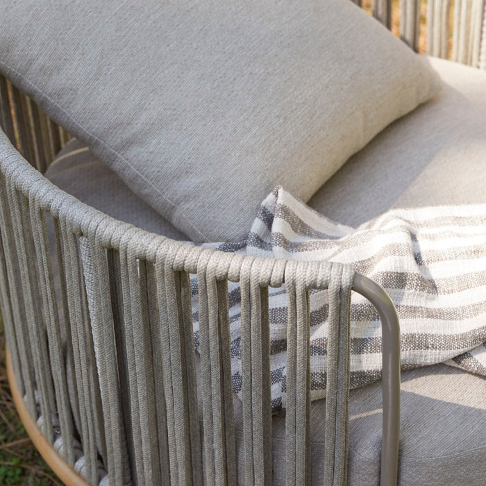 Tikamoon - Tuinfauteuil in massief teakhout Ezra, 1-zit