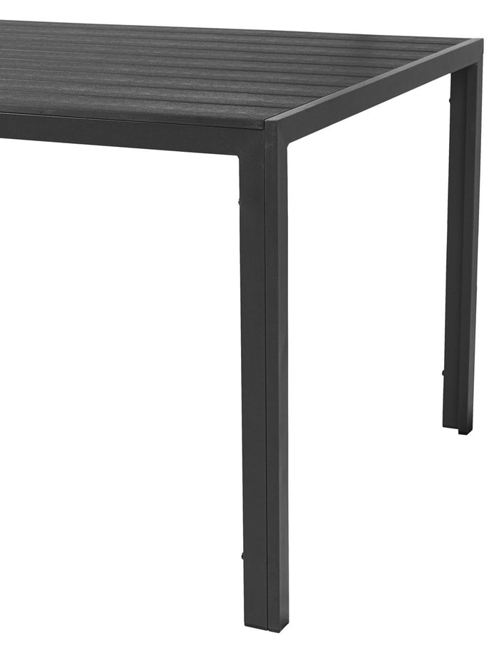 Lisomme Stan tuintafel zwart - 150 x 90 cm
