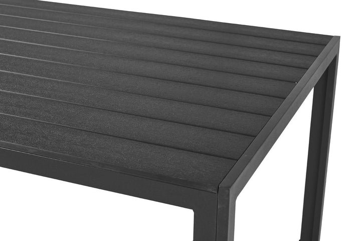 Lisomme Stan tuintafel zwart - 150 x 90 cm