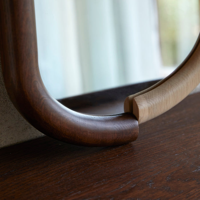 Tikamoon - Massief eiken spiegel 72,5x40 cm Opéra