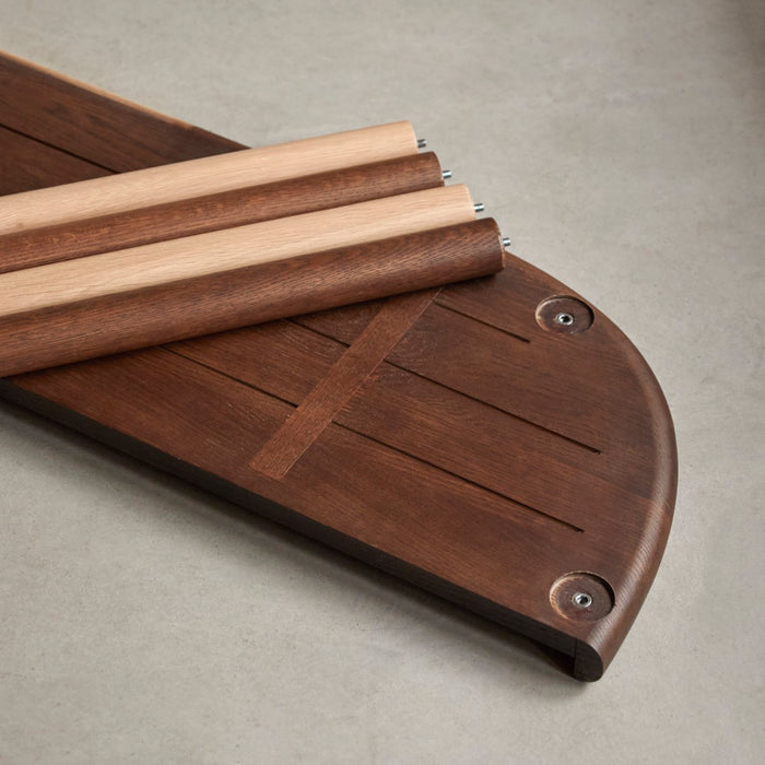 Tikamoon - Eikenhouten consoletafel