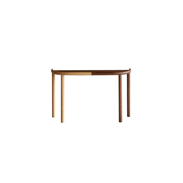 Tikamoon - Eikenhouten consoletafel