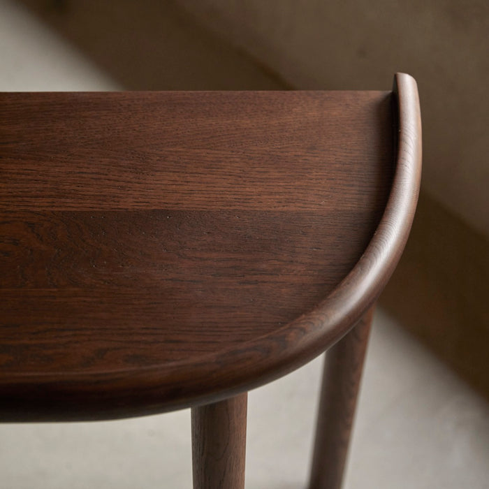 Tikamoon - Eikenhouten consoletafel