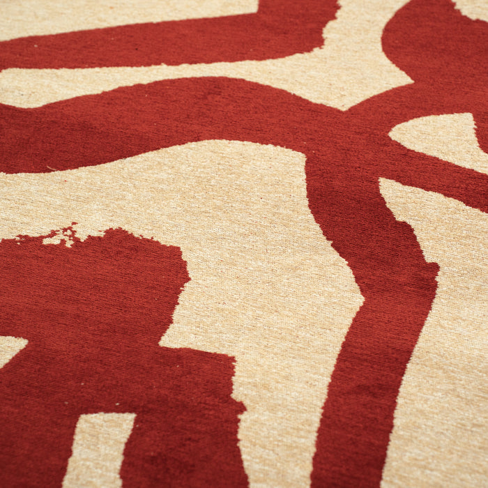 Louis de Poortere Ribbon Vloerkleed 200 x 280 cm - Red