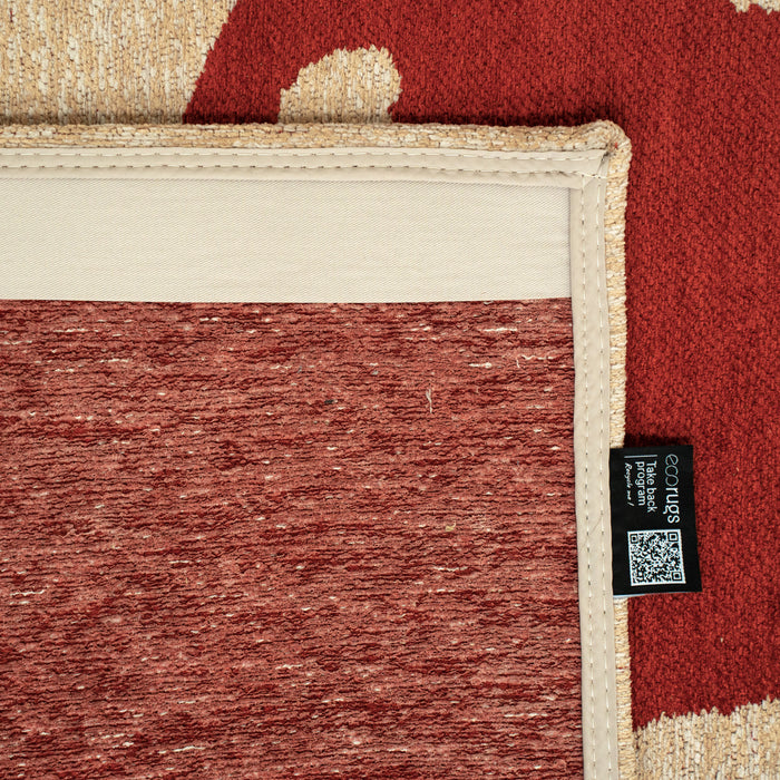 Louis de Poortere Ribbon Vloerkleed 240 x 340 cm - Red