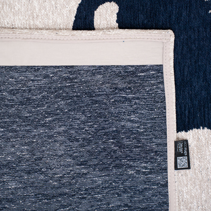 Louis de Poortere Ribbon Vloerkleed 240 x 340 cm - Sea Ink