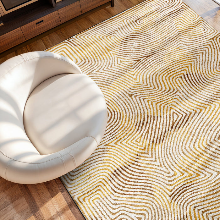 Louis de Poortere Coral Meditation Vloerkleed 170 x 240 cm - Yellow Hippy