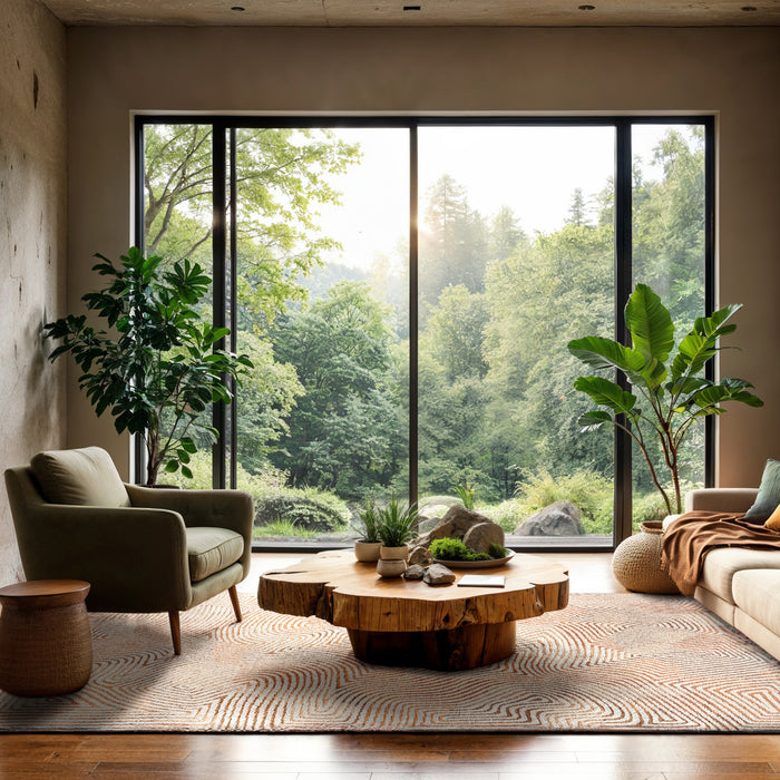 Louis de Poortere Coral Meditation Vloerkleed 80 x 150 cm - Sand