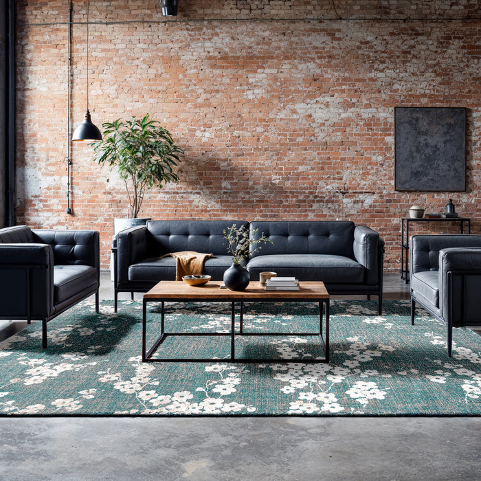 Louis de Poortere Sakura Vloerkleed 240 x 340 cm - Lake Blue