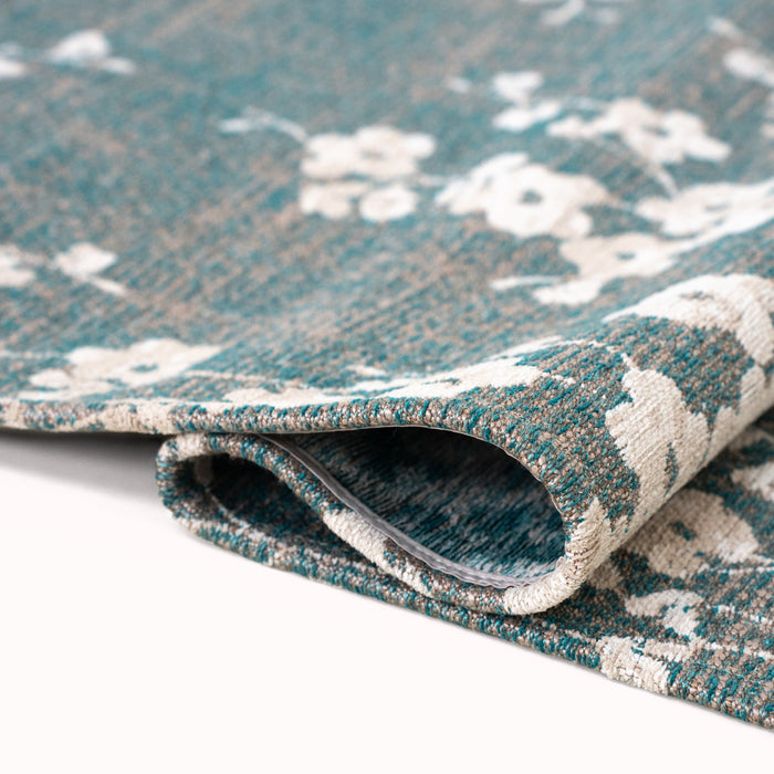 Louis de Poortere Sakura Vloerkleed 240 x 340 cm - Lake Blue