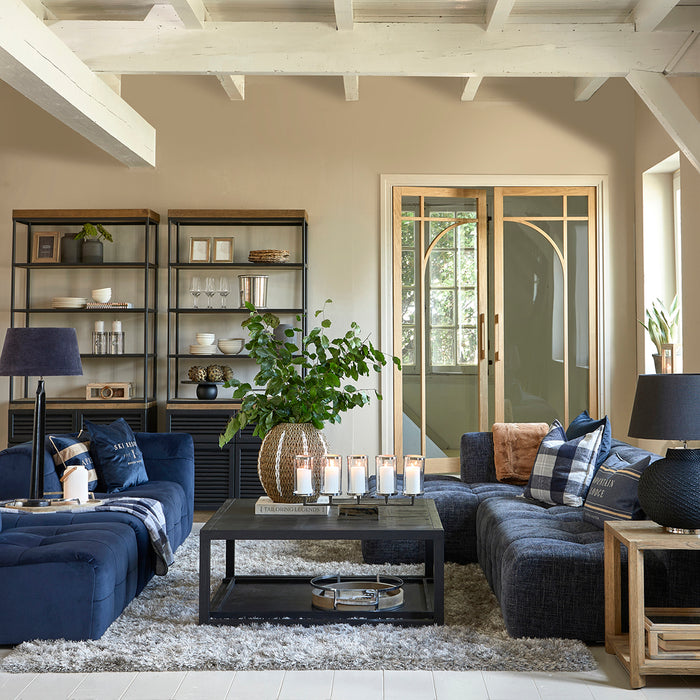 Riviera Maison Vloerkleed rechthoek - Cecil Rug Stone 390x280 - Grijs