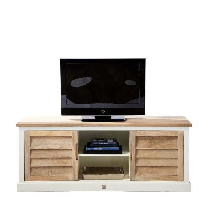 Rivièra Maison - Elegante TV-kast in handgemaakt mangohout, 162 cm breed, 45 cm diep en 63 cm hoog