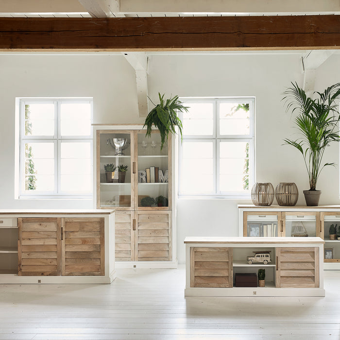 Rivièra Maison - Elegante TV-kast in handgemaakt mangohout, 162 cm breed, 45 cm diep en 63 cm hoog