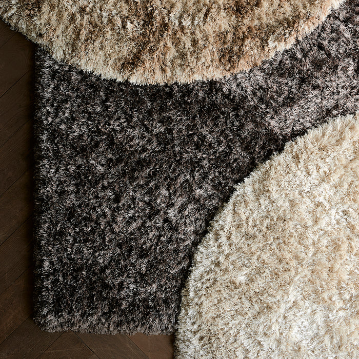 Rivièra Maison - Ronde Tapijt Mesa Vista, Grijs, X55 - 70% Wol, 30% PES Ø200 cm