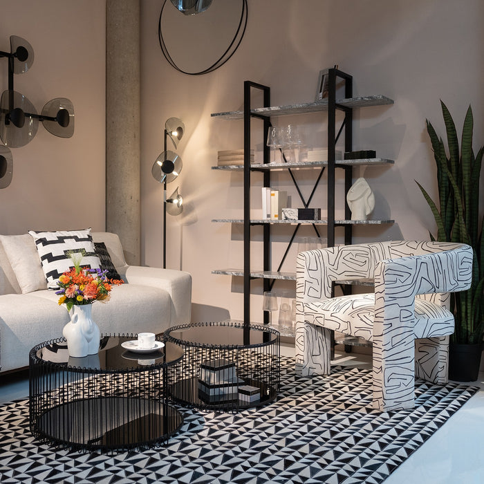 Salontafel Wire Double zwart (2|Set) Kare Design