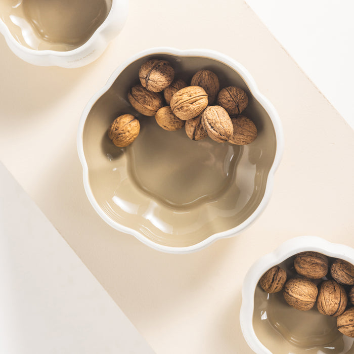 Riviera Maison Schaal Wit|Beige - Pumpkin - Porselein (ØxH) 20x6