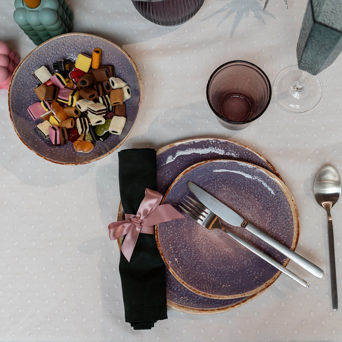 Kare Bord Shirley Violet Ø26cm