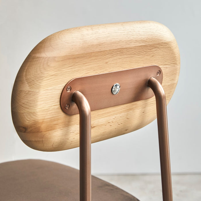 Tikamoon - Yutapi - Eiken stoel brown