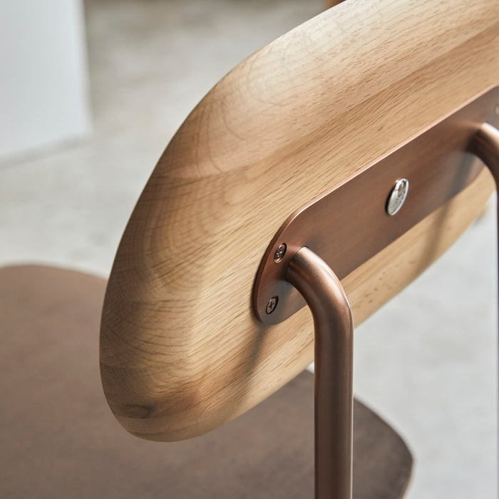 Tikamoon - Yutapi - Eiken stoel brown