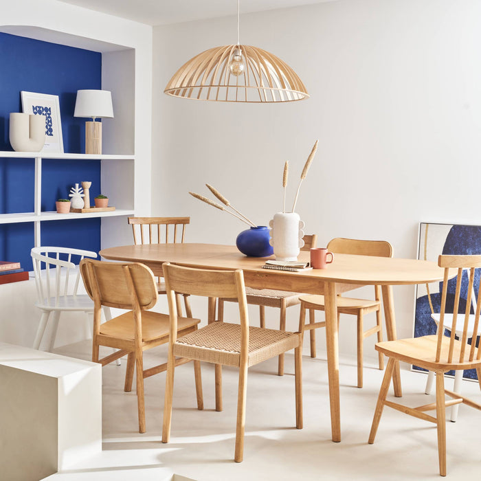 sweeek - Uitschuifbare eettafel, 6-8 zitplaatsen, 160-210cm