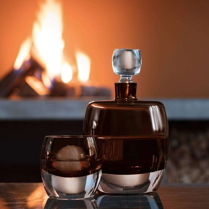 L.S.A. - Whisky Club Connoisseur Set met Dienblad Set van 4 Stuks