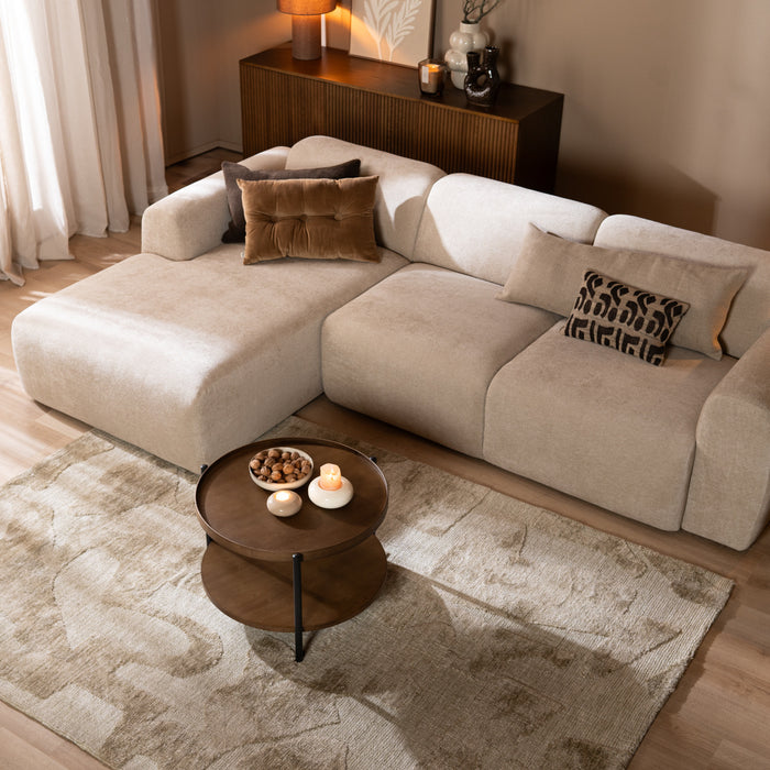 Bronx71 Salontafel Rio Ø58 cm rustiek eiken