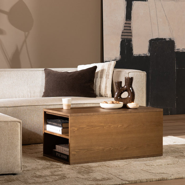 Bronx71 Salontafel Jaxx rustiek eiken 88x46 cm