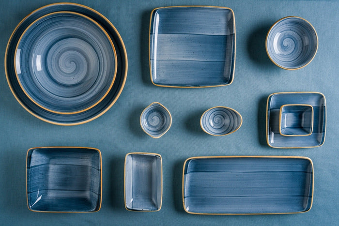 Bonna Dinerbord - Aura Dusk - Porselein - 27 cm - set van 6