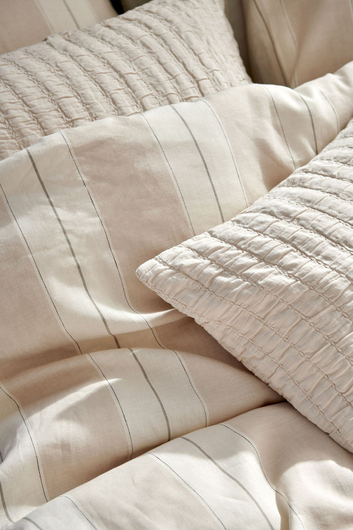 Pure 64 Plaid|sprei Cream Tan | 180 x 260 cm | Ivoor | Beige | Katoen