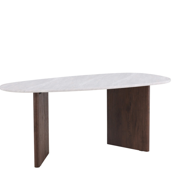 Fjôrd - Eettafel Lichtgrijs Betonlook - 180x90x75cm - Grönvik