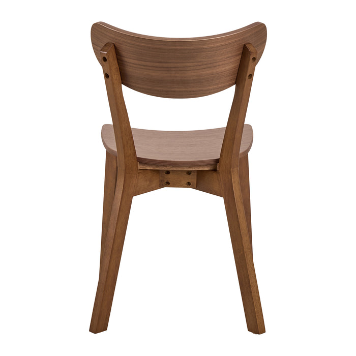 by fonQ basic Crow Eetkamerstoel - Walnootbruin