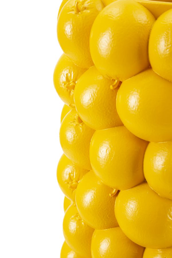 Mauro Ferretti Lemons Vaas in gele hars bestaande uit citroenen