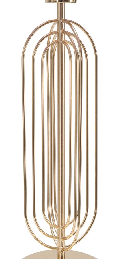 Mauro Ferretti Krista Tafellamp in goud metaal met roze tint