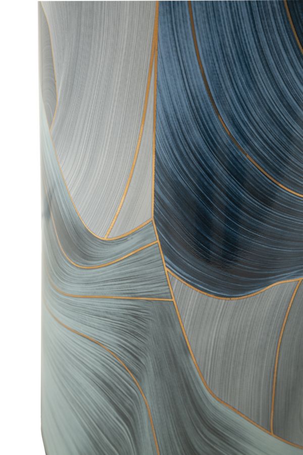 Mauro Ferretti Elegant Keramische tafellamp blauw