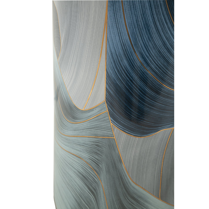 Mauro Ferretti Elegant Keramische tafellamp blauw