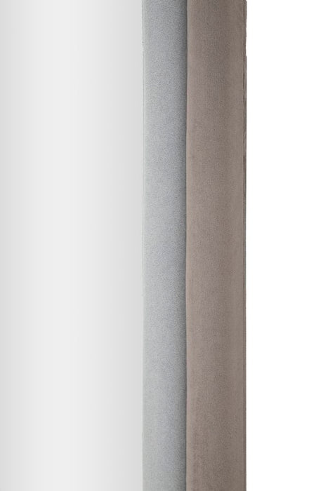 Mauro Ferretti Cloe Wandspiegel in grijs fluweel