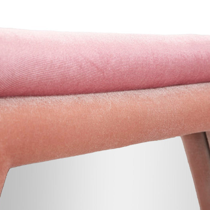 Mauro Ferretti Tony Wandspiegel in roze fluweel