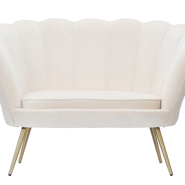 Mauro Ferretti Vienna 2-zitsbank in beige stof