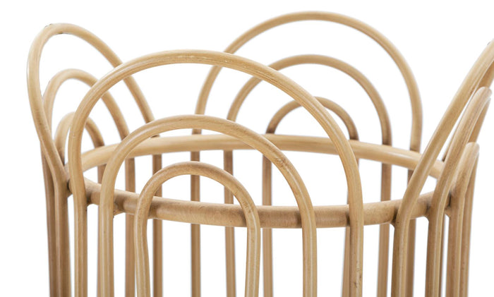 Mauro Ferretti Panama Ronde vaashouder in bruin metaal