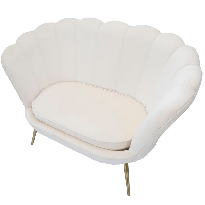 Mauro Ferretti Vienna 2-zitsbank in beige stof