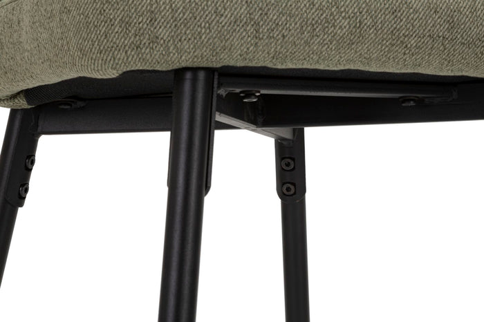 Mauro Ferretti Losanna Set van 2 stoffen barkrukken