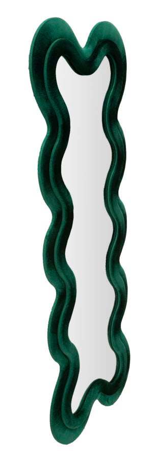 Mauro Ferretti Monica Wandspiegel in groen fluweel