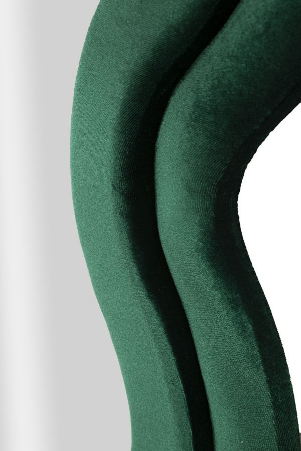 Mauro Ferretti Monica Wandspiegel in groen fluweel