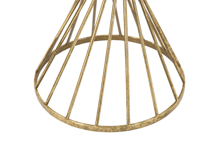 Mauro Ferretti Hypnos Tafel in goud metaal met spiegel