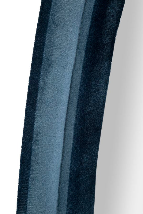 Mauro Ferretti Channy Wandspiegel in blauw fluweel
