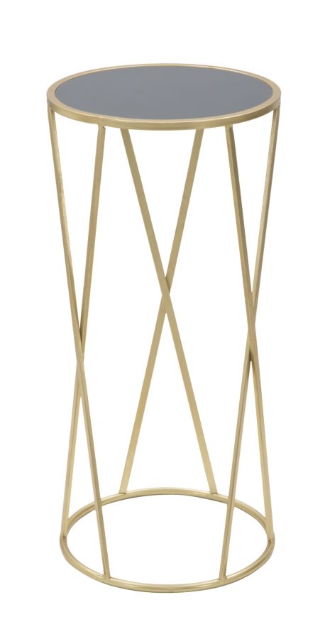 Mauro Ferretti Glam simple Ronde tafel in goud metaal