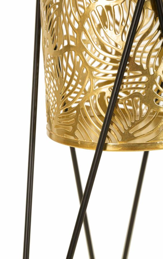 Mauro Ferretti Drak Set van 2 vazenhouders in goud metaal