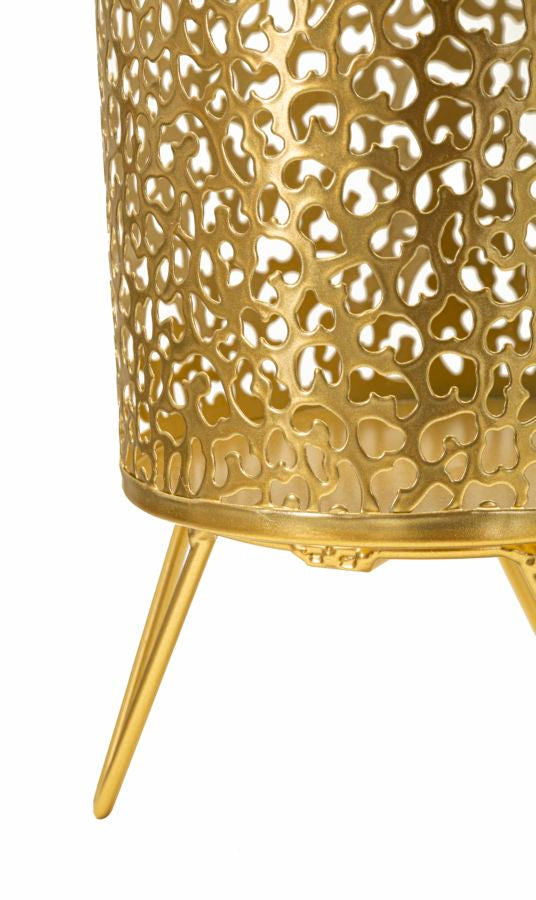 Mauro Ferretti Piny Set van 2 pothouders in goud metaal