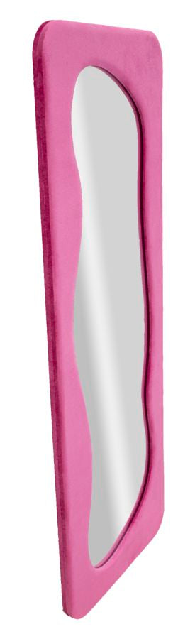 Mauro Ferretti Theodor Wandspiegel in fluwelen fuchsia